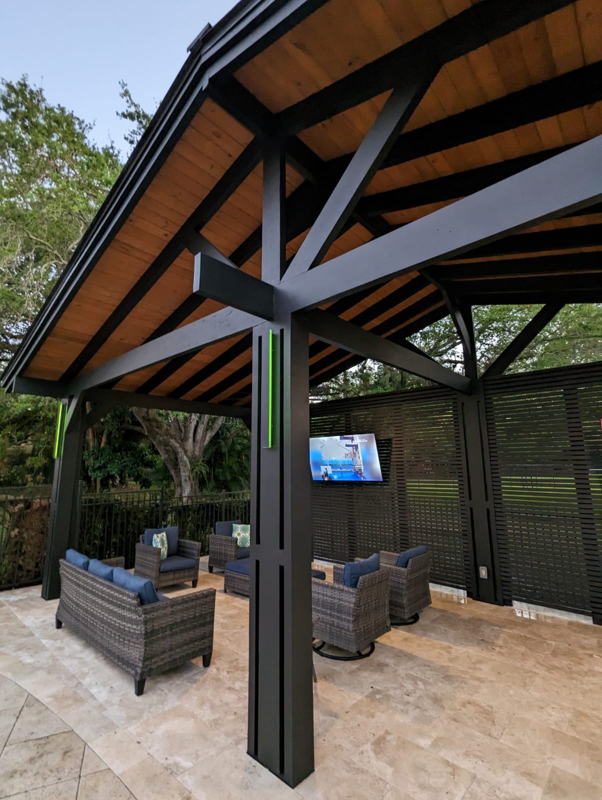 Pérgola exterior madera - Pensilvania